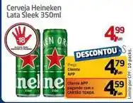 Tenda Atacado Heineken - cerveja lata sleek oferta