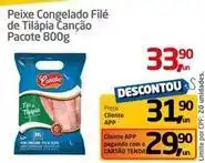 Tenda Atacado Canção - peixe congelado filé de tilápia oferta