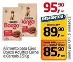 Tenda Atacado Bonzo - alimento para cães adultos carne e cereais oferta