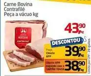 Tenda Atacado Bovina - carne bovina contrafilé peça a vácuo oferta