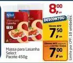 Tenda Atacado Select - massa para lasanha oferta
