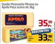 Tenda Atacado Sensação de minas - queijo mussarela ou ápolo peça acima de 3kg oferta