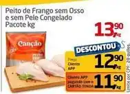 Tenda Atacado Pacote - peito de frango sem osso e sem pele congelado oferta
