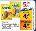 Tenda Atacado Belvita - biscoito amanteigado leite e aveia ou mel e cacau oferta