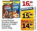 Tenda Atacado Kellogg´s - cereal matinal sucrilhos original ou sabor chocolate oferta