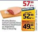 Tenda Atacado Bovina - picanha bovina comum (exceto bassi, montana steakhouse ou argentina) oferta