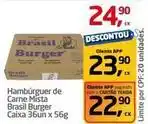 Tenda Atacado Belo burger - hambúrguer de carne mista oferta