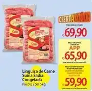 Atacadão Sadia - linguiça de carne suína oferta