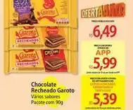 Atacadão Garoto - chocolate recheado oferta