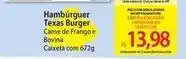Atacadão Cartuxa colheita - hambúrguer texas burger oferta