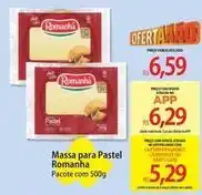 Atacadão Romanha - massa para pastel oferta