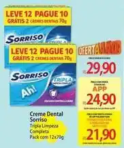 Atacadão Sorriso - creme dental oferta