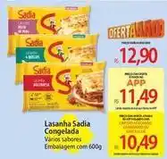 Atacadão Sadia - lasanha congelada oferta