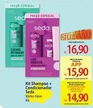 Atacadão Seda - kit shampoo + condicionador oferta