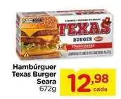 Carrefour Seara - hambúrguer texas burger oferta