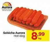 Carrefour Aurora - salsicha oferta