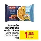 Carrefour Adria - macarrão instantâneo oferta