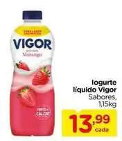 Carrefour Vigor - iogurte líquido oferta