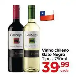 Carrefour Gato negro - vinho chileno oferta
