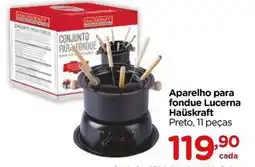 Carrefour Hauskraft - aparelho para fondue lucerna oferta