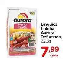 Carrefour Aurora - linguiça fininha oferta