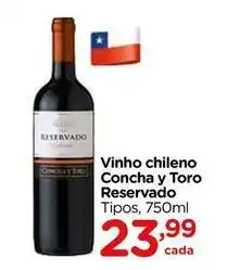 Carrefour Concha y toro - vinho chileno reservado oferta