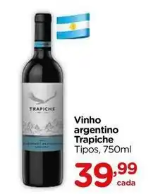 Carrefour Trapiche - vinho argentino oferta