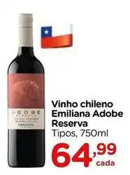 Carrefour Emiliana - vinho chileno adobe reserva oferta