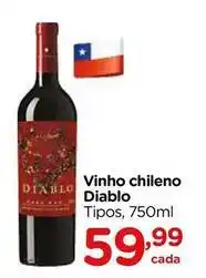 Carrefour Diablo - vinho chileno oferta