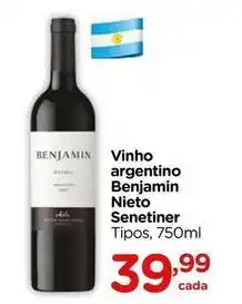 Carrefour Nieto senetiner - vinho argentino benjamin oferta