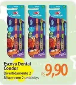 Atacadão Escova Dental Condor Divertidamente 2 oferta