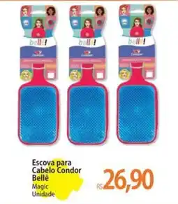 Atacadão Escova para Cabelo Condor Bellé Magic oferta