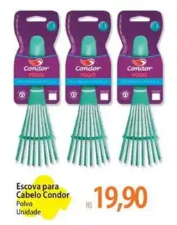 Atacadão Escova para Cabelo Condor Polvo oferta