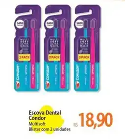 Atacadão Escova Dental Condor Multisoft oferta