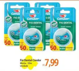 Atacadão Fio Dental Condor Menta oferta