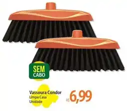 Atacadão Vassoura Condor Limpa Casa oferta