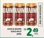 DB Supermercados Brahma - cerveja duplo malte oferta