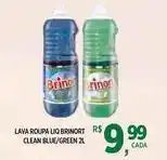 DB Supermercados Brinort - lava roupa liq clean blue/green oferta