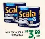 DB Supermercados Scala - papel toalha bco c/2 rolo oferta