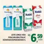 DB Supermercados Longa vida - leite longa vida piracanjuba/italac oferta