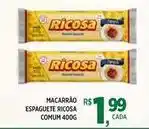 DB Supermercados Ricosa - macarrão espaguete oferta