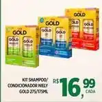 DB Supermercados Niely - kit shampoo/condicionador gold 275/175ml oferta
