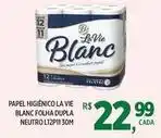 DB Supermercados Le vida - papel higiênico blanc folha dupla neutro oferta