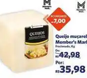 Sam's Club Member's mark - queijo muçarel oferta