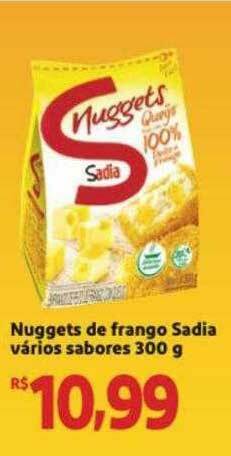 Atacado Máximo Nuggets De Frango Sadia Vários Sabores oferta