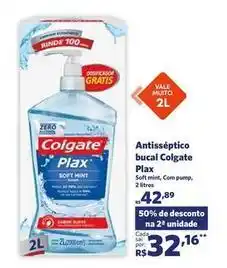 Sam's Club Colgate - antisséptico bucal plax oferta