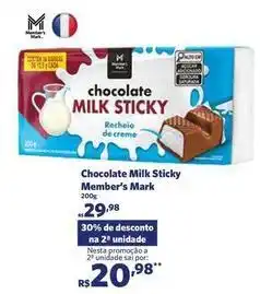 Sam's Club Chocolate - chocolate milk sticky oferta