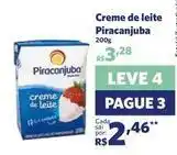 Sam's Club Piracanjuba - creme de leite oferta
