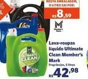 Sam's Club Member's mark - lava-roupas líquido ultimate oferta