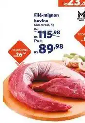 Sam's Club Bovino - filé-mignon bovino oferta